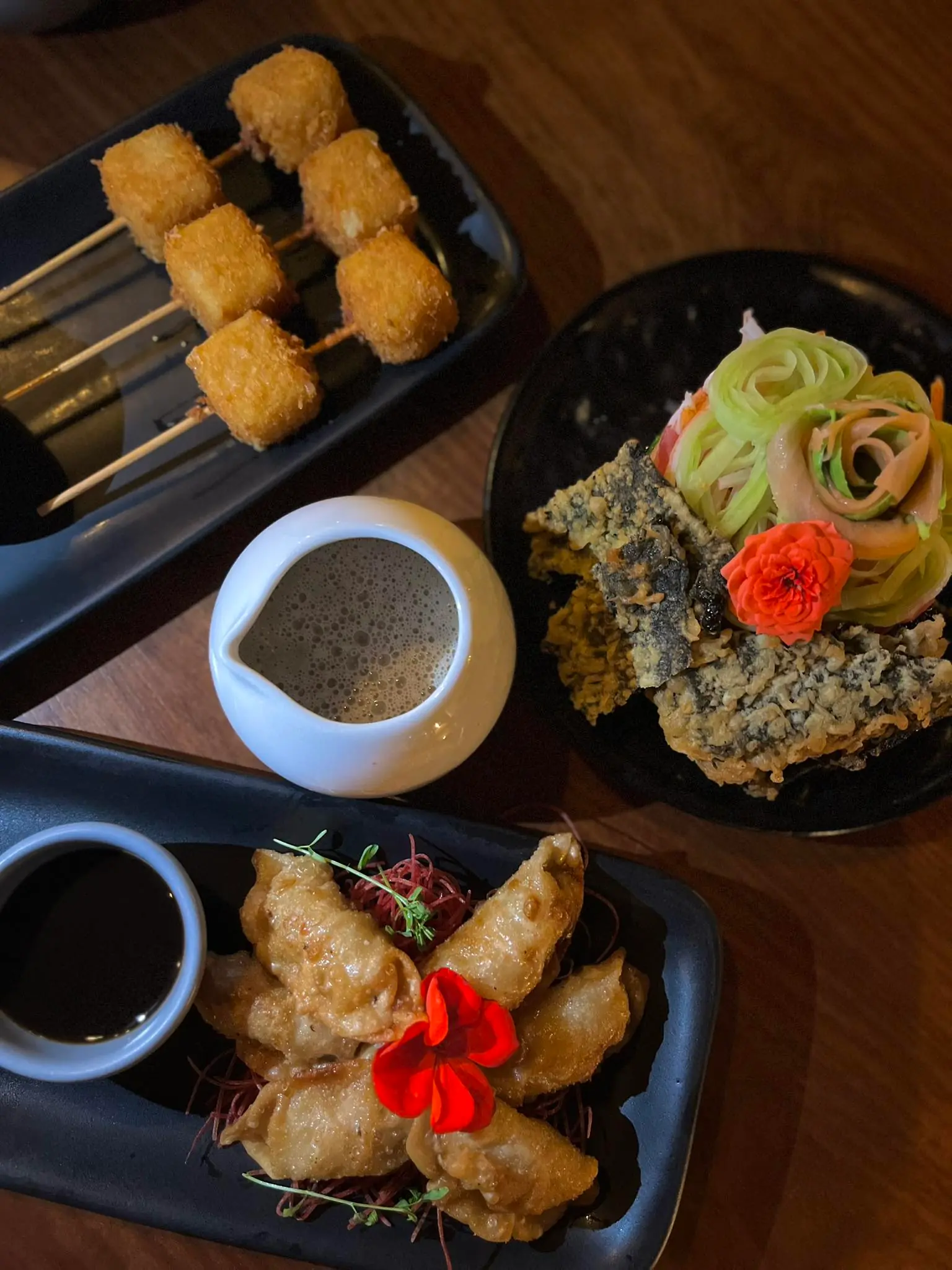 Terraza con vegetación